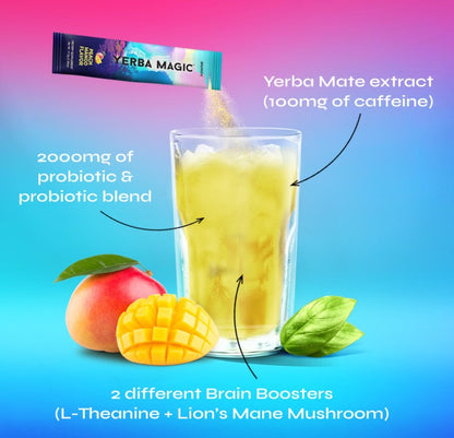 YERBA MAGIC PEACH MANGO X 20 SACHETS