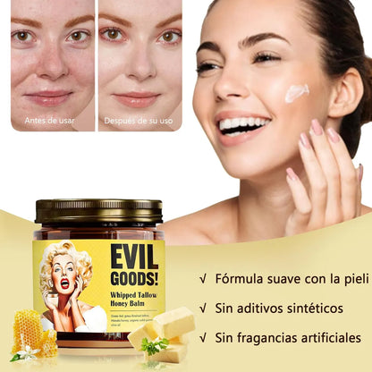 EVIL GOODS® BÁLSAMO BATIDO DE SEBO Y MIEL + OBSEQUIO