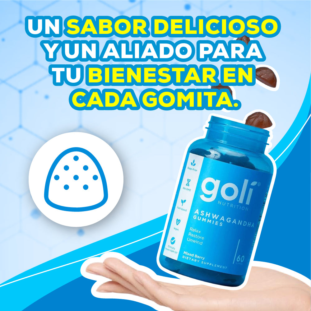 ASHWAGANDHA + VITAMINA D2 GUMMIES DR.BUNA – RELAJACIÓN, ENERGIA Y BIENESTAR